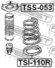 TOYOT 4807112130 Mounting, shock absorbers